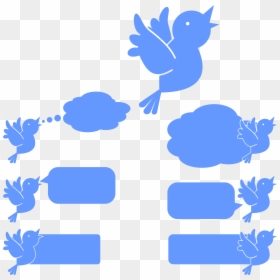 Social Media Network Blue Icons, HD Png Download - social media icons png
