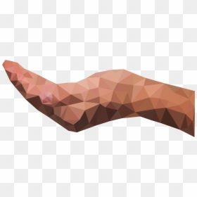 Low Poly Hand Png, Transparent Png - hand png