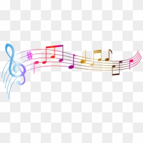 Colourful Musical Notes Png, Transparent Png - music notes png