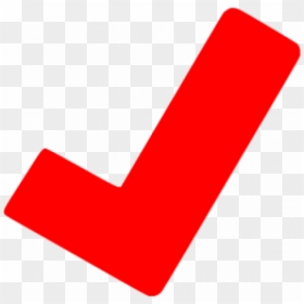 Transparent Red Check Mark, HD Png Download - check mark png