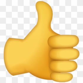 Thumbs Up Emoji No Background, HD Png Download - thumbs up png