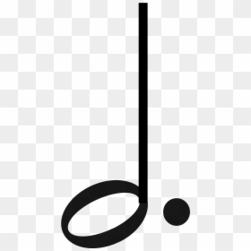 Dotted Half Note Symbol, HD Png Download - music notes png