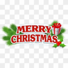 Merry Christmas Logo Png, Transparent Png - christmas png