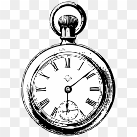 Old Clock Drawing, HD Png Download - clock png