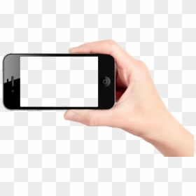 Hand Holding Iphone Png, Transparent Png - hand png