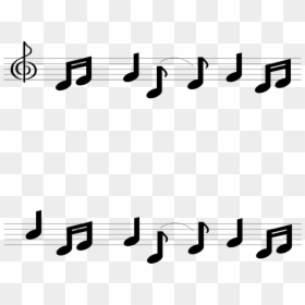 Music Notes Border Clip Art, HD Png Download - music notes png