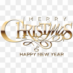 Merry Christmas And A Happy New Year Clipart, HD Png Download - christmas png