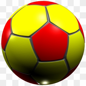 Red And Yellow Football, HD Png Download - football png