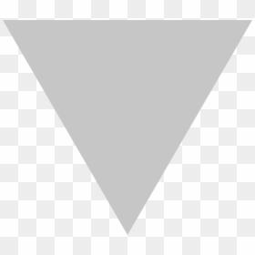 Upside Down White Triangle, HD Png Download - triangle png