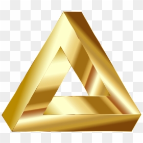 Gold Triangle, HD Png Download - triangle png