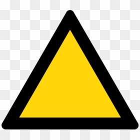 Yellow And Black Triangle, HD Png Download - triangle png