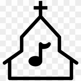 Clipart Music In Church, HD Png Download - music notes png