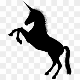 Horse Black And White Png, Transparent Png - unicorn png