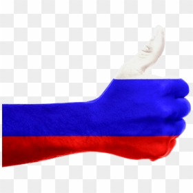 Russia Flag Thumbs Up, HD Png Download - thumbs up png