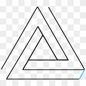 Penrose Triangle, HD Png Download - triangle png
