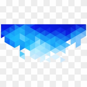 Blue Abstract Background Vector, HD Png Download - triangle png