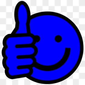 Blue Thumbs Up Clipart, HD Png Download - thumbs up png