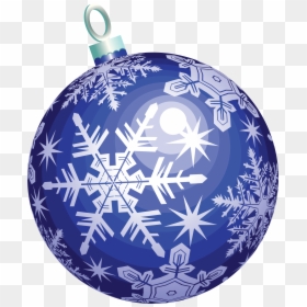 Blue Christmas Ball Png, Transparent Png - christmas png