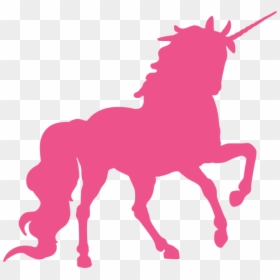 Pink Unicorn Silhouette Png, Transparent Png - unicorn png