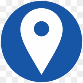 Circle Location Icon Png, Transparent Png - phone icon png