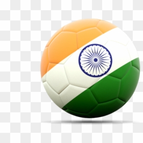 Indian Football Team Flag, HD Png Download - football png