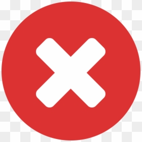 Cancel Icon Png, Transparent Png - red circle png
