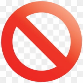 Restricted Emoji, HD Png Download - red circle png