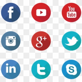 Transparent Social Media Png, Png Download - red circle png