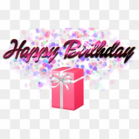 Gift Wrapping, HD Png Download - happy birthday png