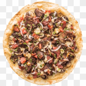 Beef And Mushroom Pizza, HD Png Download - pizza png