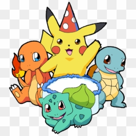 Happy Birthday Pokemon Png, Transparent Png - happy birthday png