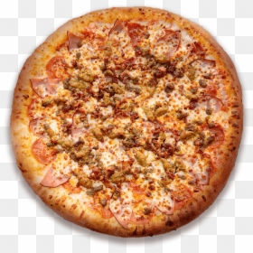 Round Pizza Transparent Background, HD Png Download - pizza png
