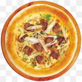 Round Food Plate Png, Transparent Png - pizza png