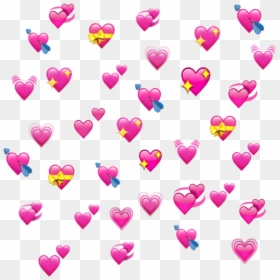 Heart Emoji Meme Png, Transparent Png - hearts png