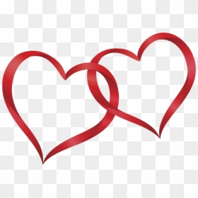 Two Red Hearts Png, Transparent Png - hearts png