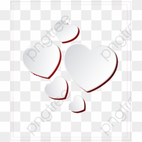 Hearts Png White, Transparent Png - hearts png
