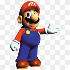 Super Mario 64 Artwork, HD Png Download - mario png