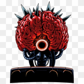 Metroid Mother Brain, HD Png Download - brain png