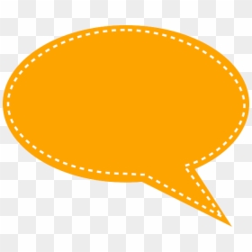 Yellow Speech Bubble Png, Transparent Png - thought bubble png