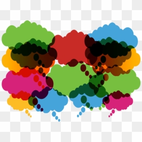 Colorful Thought Bubble, HD Png Download - thought bubble png