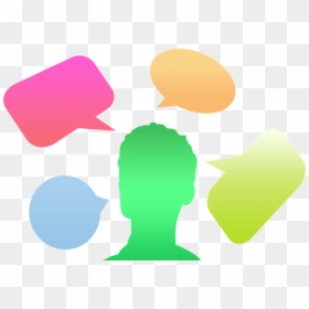 Head With Thought Bubble, HD Png Download - thought bubble png