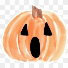 Watercolor Jack O Lantern, HD Png Download - pumpkin png