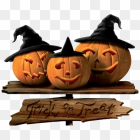 Trick Or Treat Pumpkins Png, Transparent Png - pumpkin png