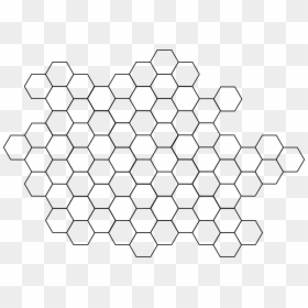 Free Vector Graphic Hexagon, HD Png Download - grid png