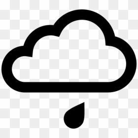 Light Rain Weather Symbol, HD Png Download - rain png