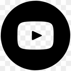 Youtube Black Logo Render, HD Png Download - youtube icon png
