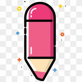 Pencil Icon Png Pink, Transparent Png - pencil png