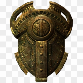 Skyrim Dwarven Shield, HD Png Download - shield png