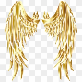 Gold Angel Wings Clipart, HD Png Download - angel wings png