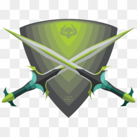 Green Sword And Shield, HD Png Download - shield png